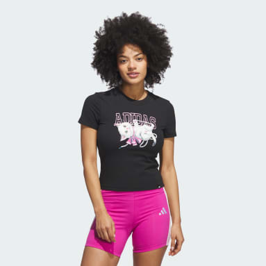 Camiseta baby esencial de temporada con gráfico de gato