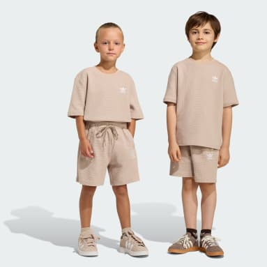 Conjunto de Polo y SHORTS Holgados de Tejido Waffle