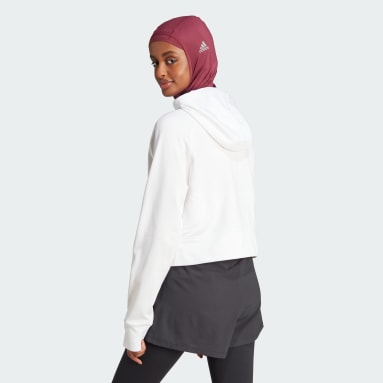 AEROREADY Game and Go Fleece Ritsjack met Capuchon