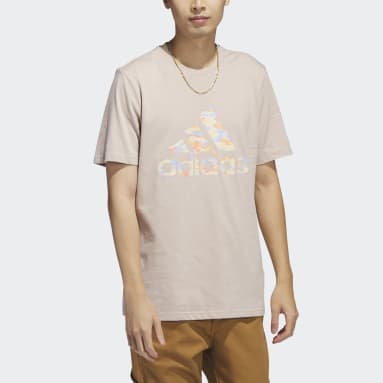 T-shirt à manches courtes Camo Marron Hommes Sportswear