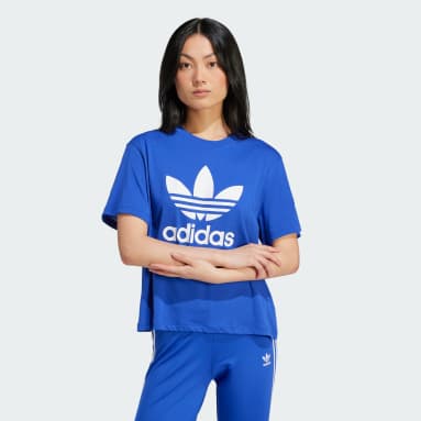 Áo Thun Boxy Ba Lá Adicolor