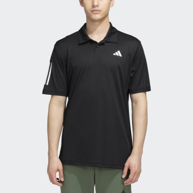 Men Tennis Black Club Polo Shirt