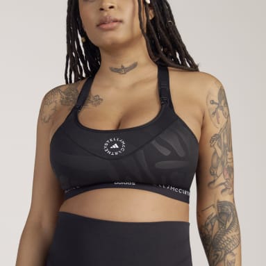Frauen adidas by Stella McCartney adidas by Stella McCartney High Support Stillfunktion Sport-BH – Umstandsmode Schwarz