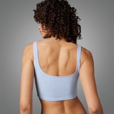 Camisola de Alças Curta Azul Mulher Originals