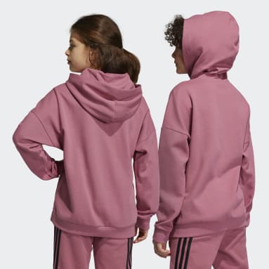 Felpa con cappuccio Future Icons Logo Rosa Bambini Sportswear