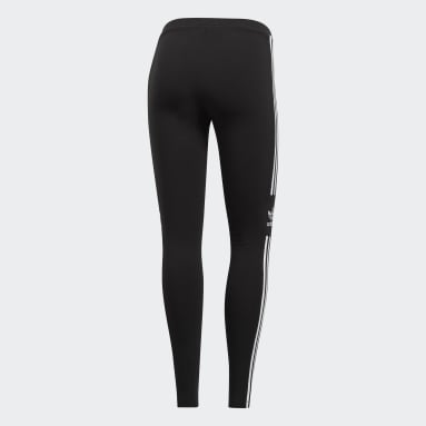 Adidas originals ryv trefoil leggings in gray outlet
