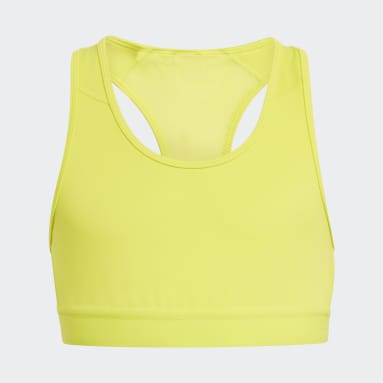 Girls Gym & Training Yellow Techfit Don't Rest Bra
