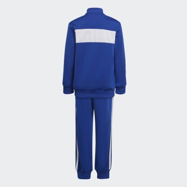 Sudadera Essentials 3 Rayas Brillante Azul Niño Sportswear