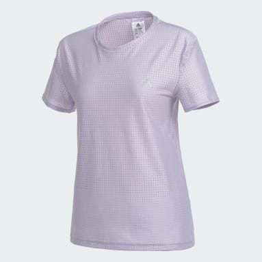 Purple discount adidas shirt