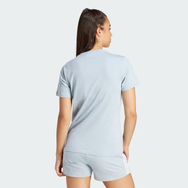 Women Sportswear Blue Essentials Logo Tee