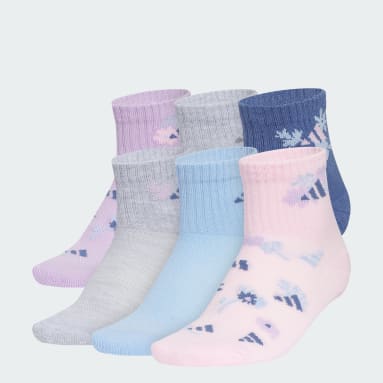 Girl's Cushioned Graphic 6-Pack Quarter