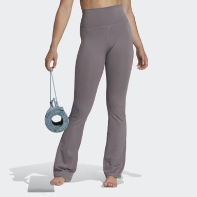 Kvinder Yoga Grå adidas Yoga Studio Flared tights