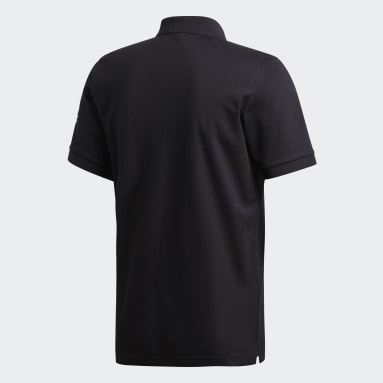 Men Rugby Black All Blacks Supporters Polo Shirt