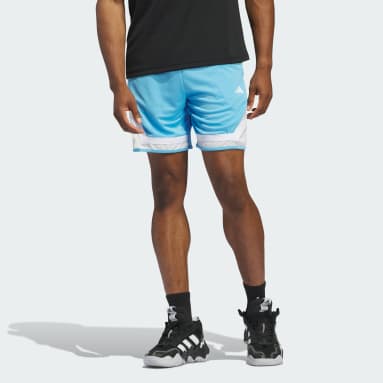 ผู้ชาย บาสเกตบอล สีน้ำเงิน กางเกงขาสั้น adidas Pro Block