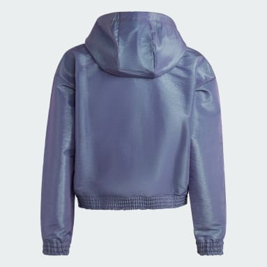 Polerón con Capucha Tejido Dance Morado Niña Sportswear