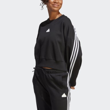 Frauen Sportswear Future Icons 3-Streifen Sweatshirt Schwarz