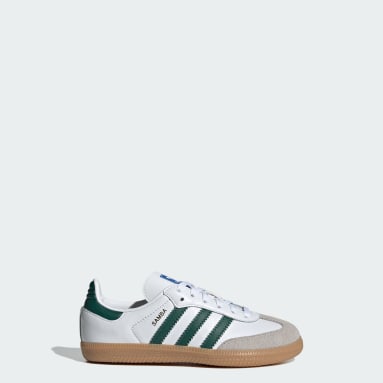 adidas Kids Samba Og EL I "Green Gum" sneakers - White