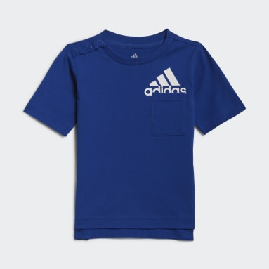 Kinder Sportswear Badge of Sport Sommer-Set Blau