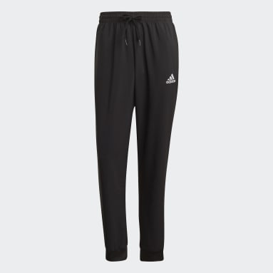 Pantalon AEROREADY Essentials Stanford Tapered Cuff Embroidered Small Logo noir Hommes Essentials