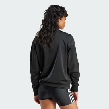 Women's Sportswear Black Adicolor Classics Loose Firebird Track Top