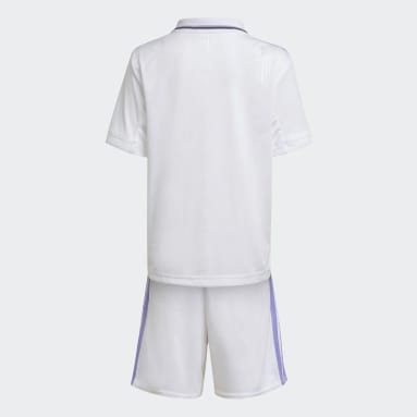 Mini kit Domicile Real Madrid 22/23 Blanc Enfants Football