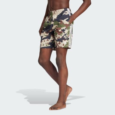 Short de bain imprimé camouflage intégral