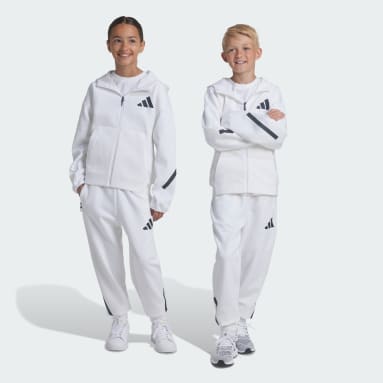 Youth white joggers hot sale