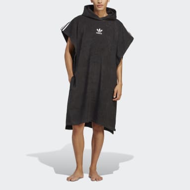 Poncho Premium Surf Towel Negro Originals