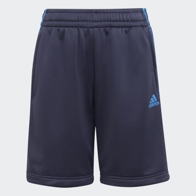 Shorts AEROREADY Primegreen 3 Tiras Azul Niño Sportswear