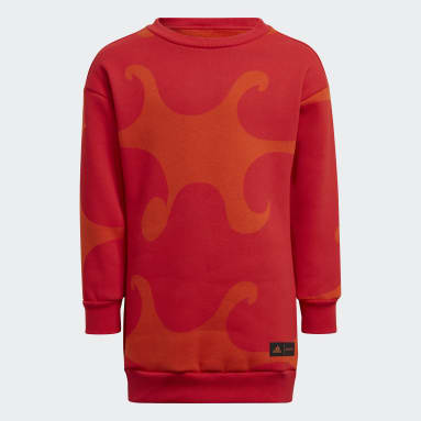 Conjunto Marimekko Naranja Niña Sportswear