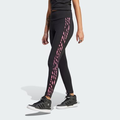 Licras 3 Tiras Zebra Animal Print Rosado Mujer Originals