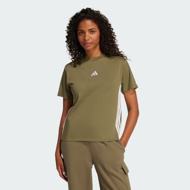Essentials Maglietta in cotone a 3 strisce
