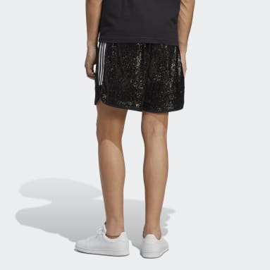 Shorts Lentejuelas Negro Hombre Originals