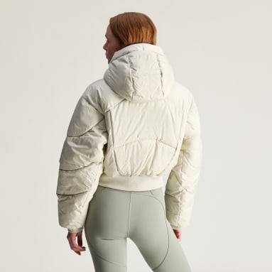 adidas By Stella McCartney 크롭 패디드 윈터 재킷