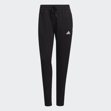 Women sportswear Black 에어로레디 세레노 컷 3S 슬림 테이퍼드 팬츠