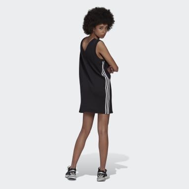 Ženy Originals černá Šaty Adicolor Classics Vest
