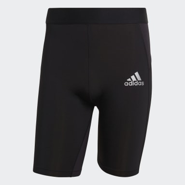 Mallas Cortas TechFit Negro Hombre Fútbol