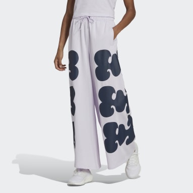 Ženy Sportswear nachová Kalhoty Marimekko Wide Leg
