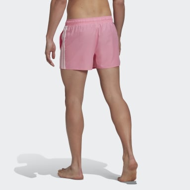 Calções de Natação Clássicos 3-Stripes Rosa Homem Natação