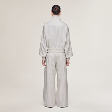 Y-3 PINSTRIPE UT STRAIGHT LEG PANTS