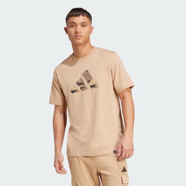 Camiseta estampada com logotipo camo