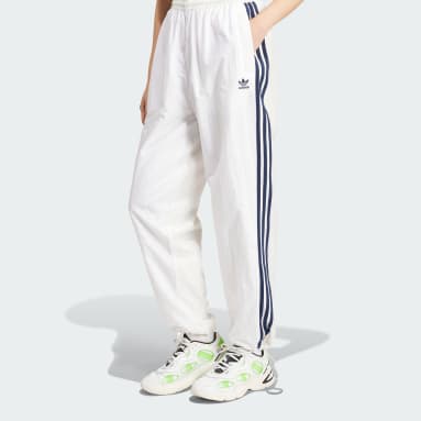 Womens Adidas Retro Luxury Track Pants Brown White, Size 4X, NWT 
