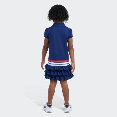 SS RUFFLE POLO DRESS