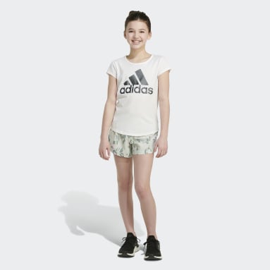 Youth Sportswear Green Allover Print Woven Shorts