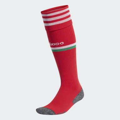ผู้ชาย ฟุตบอล สีแดง ถุงเท้าชุดเหย้า Mexico 22