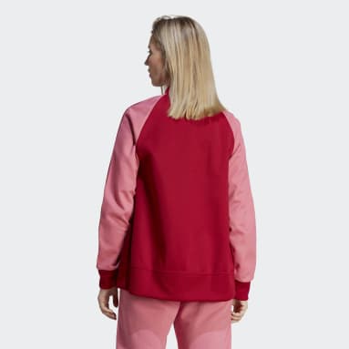 Chaqueta Adicolor Classics Collegiate Rojo Mujer Originals