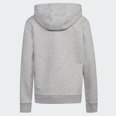 G ESSENTIAL HTR HOOD PULLOVER gris Adolescents 8-16 Years Entraînement