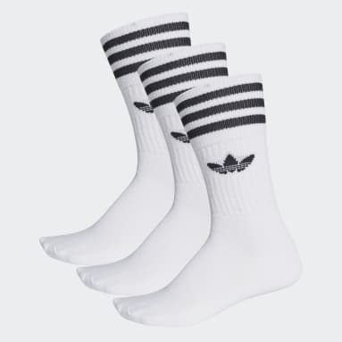 Originals Crew Socken, 3 Paar Weiß