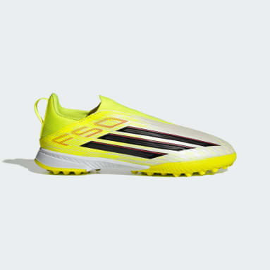 Chaussure de football sans lacets F50 LEAGUE Turf Enfants