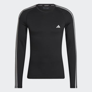 Tričko Techfit 3-Stripes Training Long Sleeve